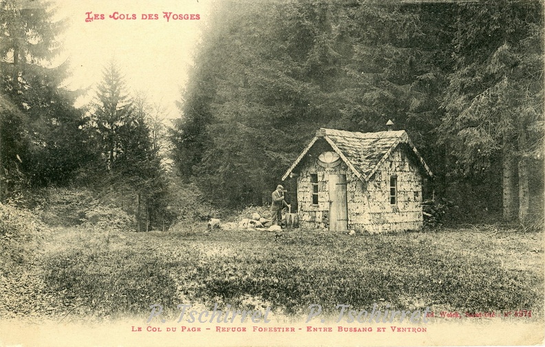 Bussang-Col-du-Page-Refuge-Forestier-1918-r