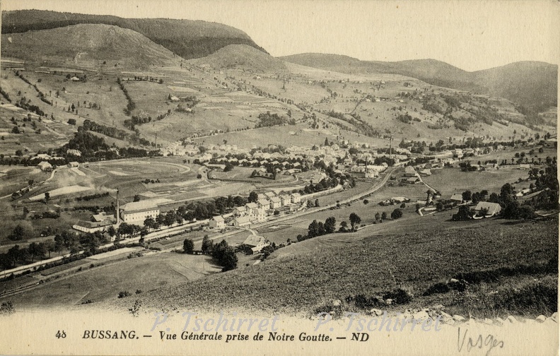 Bussang-vue-generale-du-Noir-Goutte-1914