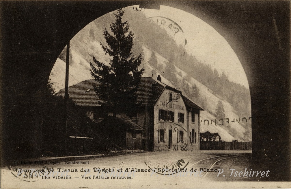 Col-de-Bussang-vue-du-tunnel-avec-publicite-1930-1