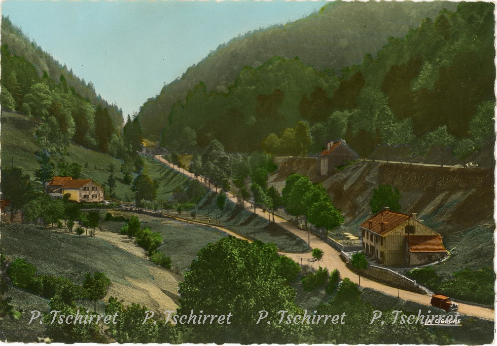 Bussang-Route-L-Hotel-Turenne-et-le-Col-1950-r