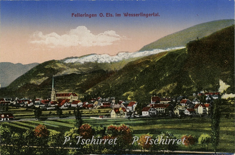 Fellering-eglise-vue-de-Heidenfeld-1914