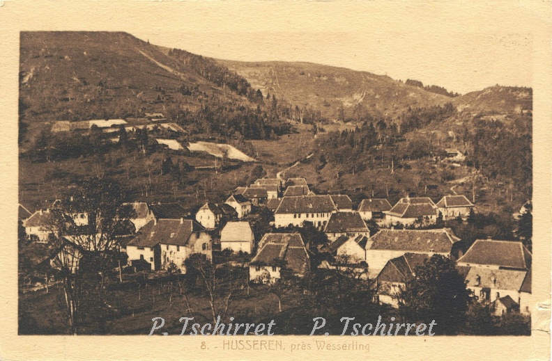 Husseren-vue-du-Bannwehr-sur-le-petit-Husselberg-1930