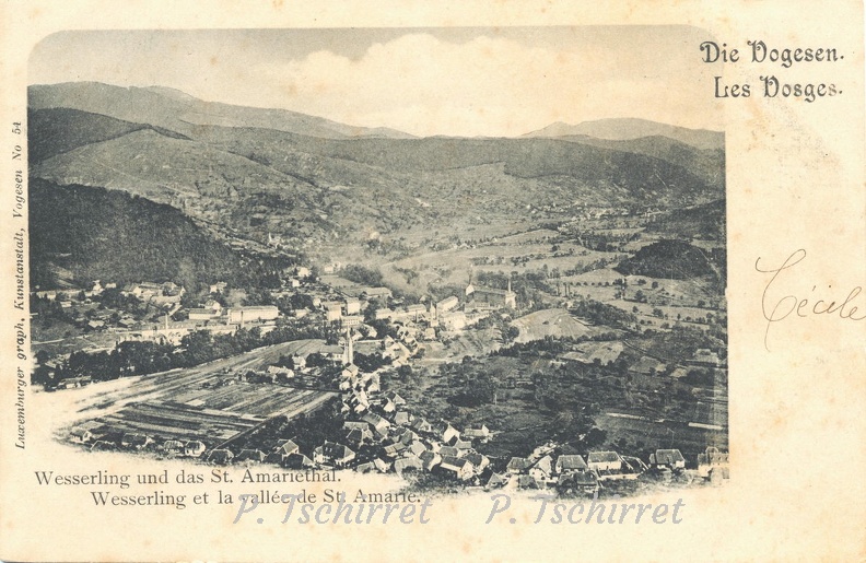 Husseren-vue-du-Husselberg-eglise-et-usines-1915-1