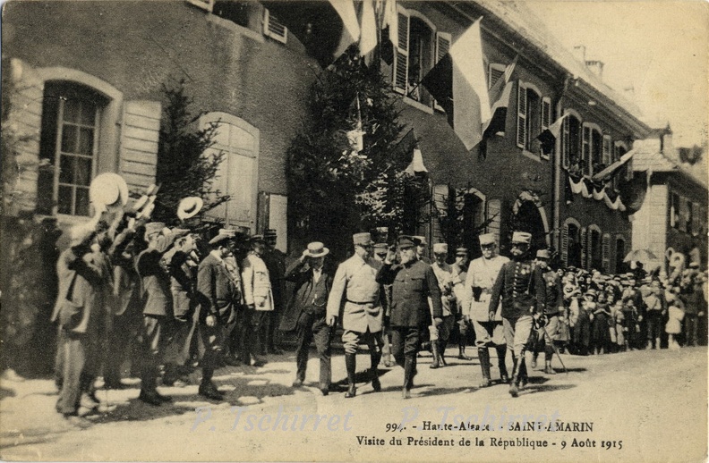 St-Amarin-visite-du-President-1915-1