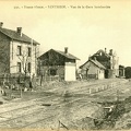Sentheim-La-gare-bombarde-1914-r