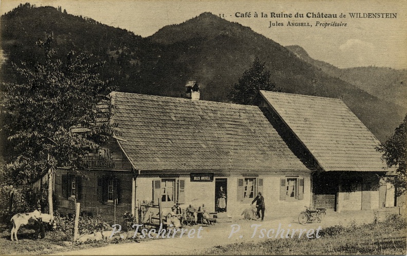Wildenstein-cafe-a-la-Ruine-du-Chateau-1930