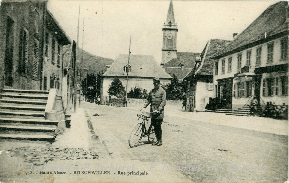 Bitschwiller-Rue-principale-1914-r