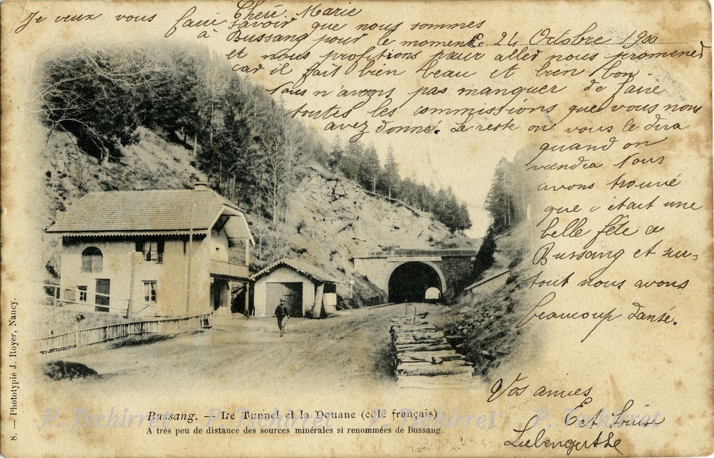 Col-de-Bussang-entree-du-tunnel-personnages-1900-1