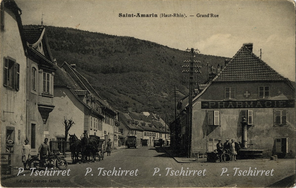 St-Amarin-Grand-Rue-entree-Nord-1915